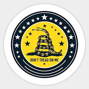 Dont Tread on Me Sticker